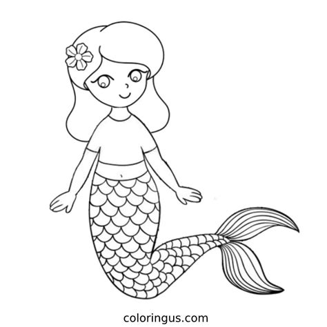 Mermaid Coloring Pages (Free Printable PDF)