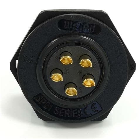 RS PRO | RS PRO Circular Connector, 5 Contacts, Rear Mount, 21 mm ...