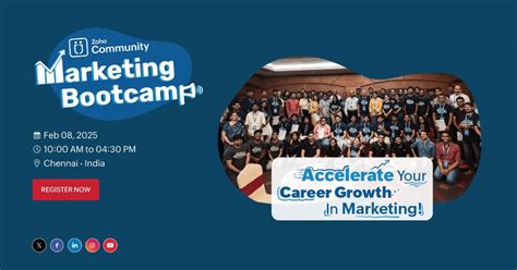 Marketing Bootcamp 2025 by Zoho Community - Chennai , Zoho Corporation ...