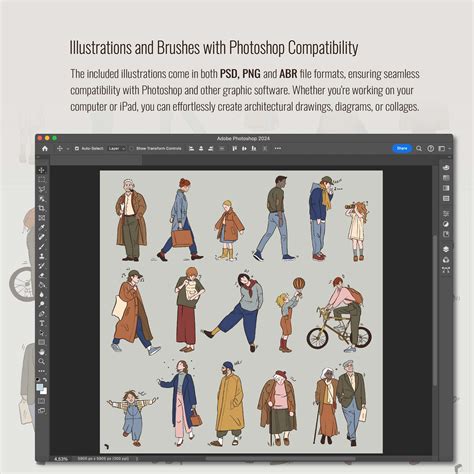 Procreate & Photoshop Normal People Brushset & Illustrations 3 | Toffu Co