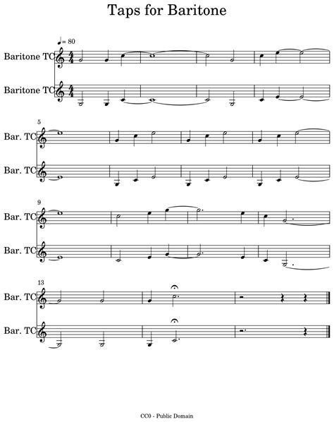 Image result for Baritone Notes