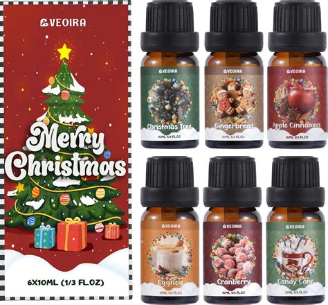 Amazon.com: Christmas Essential Oils Gift Set, AVEOIRA Winter Fragrance ...