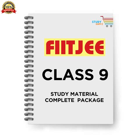 FIITJEE Latest Class 9 Study Material [2025 Edition] – Study Buddy Store
