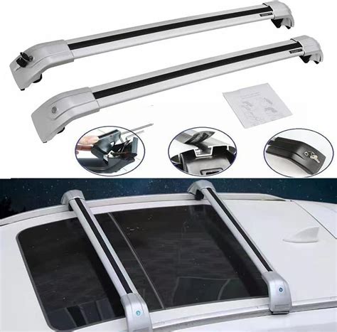Buy AKSEKA Roof Rack Side Rails Sliver Cross Bars Fit for Lexus RX ...