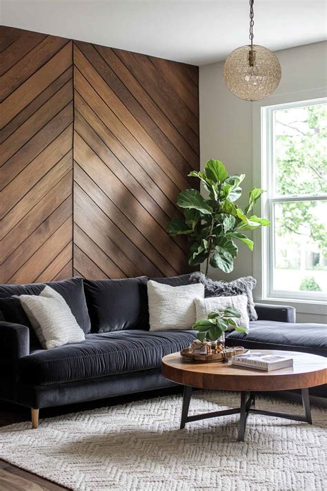 Living Room Accent Walls (60 Designer-Approved Ideas)