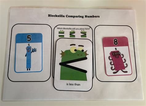 Image result for Number Block Size Comparison