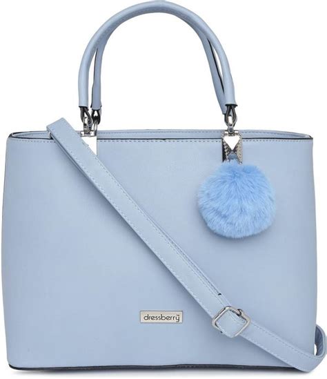 Buy Dressberry Women Blue Hand-held Bag Blue Online @ Best Price in ...