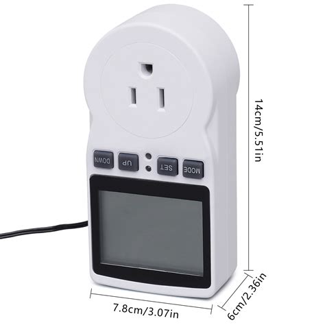 Digital Thermostat Outlet Plug Electronic Timer Switch Controller US | eBay