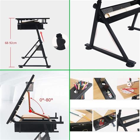 Adjustable Drawing Table Chart Artist Table Drafting India | Ubuy