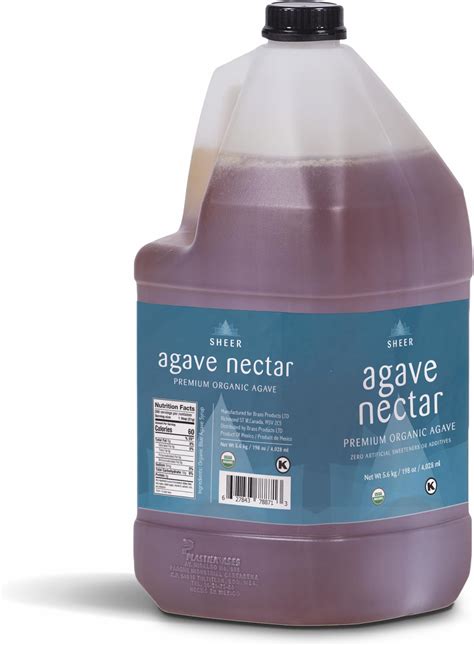 Amazon.com : Sustainable Agave Co - Sheer - Agave Nectar - 1 Gallon ...