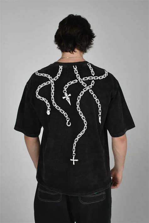 Dowsing Chains Oversized T Shirt – Bison Flex