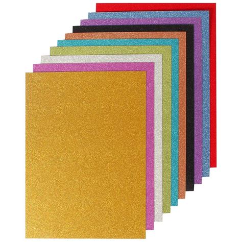 OFIXO Top Grade Glitter Craft Paper Cardstock Paper Party Decoration ...