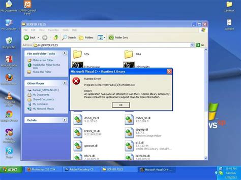 Image result for Microsoft Visual C Runtime Library Error