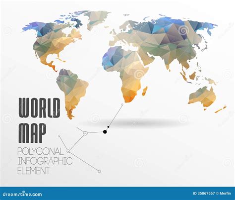 World Map and Information Graphics Stock Vector - Illustration of country, business: 35867557