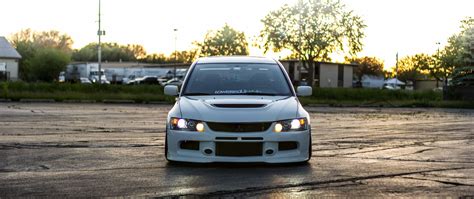 Download wallpaper Light, White, Evening, Lancer Evolution IX, section ...