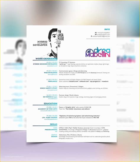 Indesign Resume Template Free Download Of Resume Template 43 Adobe ...