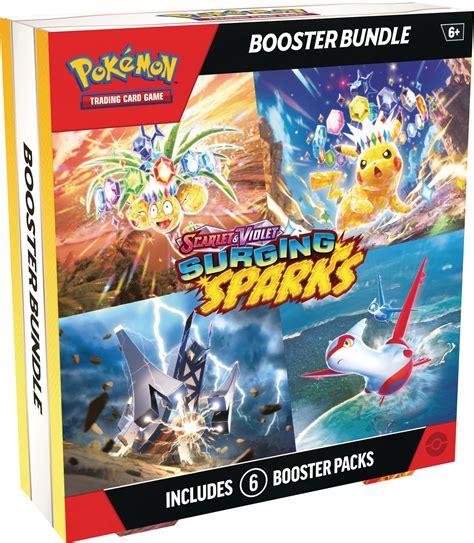 Pokémon TCG: Scarlet & Violet - Surging Sparks Booster Bundle stock ...
