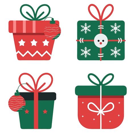 Colorful holiday gift box designs for christmas celebrations | Premium ...