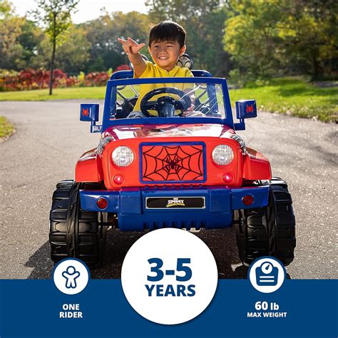 Buy Kid Trax Marvel Spidey and His Amazing 4x4 Wheels Kids Electric ...