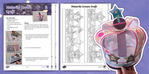 Karauna Whetū - Matariki (Matariki Star Crown) - Twinkl