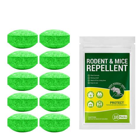 Mouse Pellets Killer - Plant-Based Rodent Repellent Balls for Home/Auto ...
