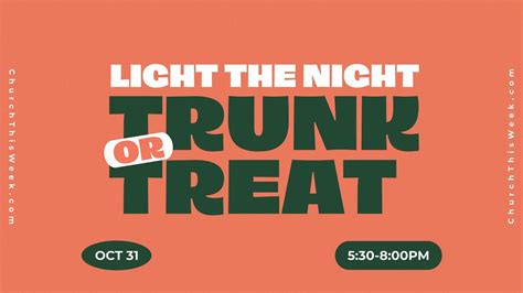 Light the Night Trunk or Treat | Foundry Vicksburg, 3428 Wisconsin Ave ...