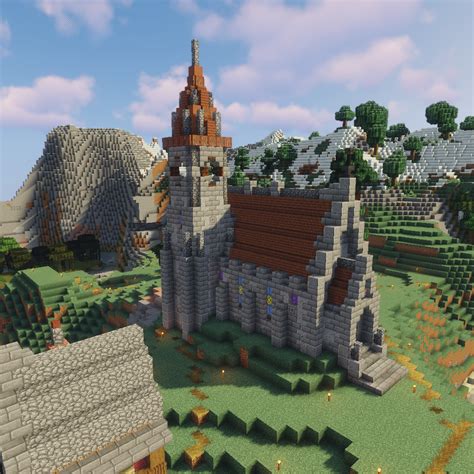 Image result for Minecraft Medieval Building Tutorial Church