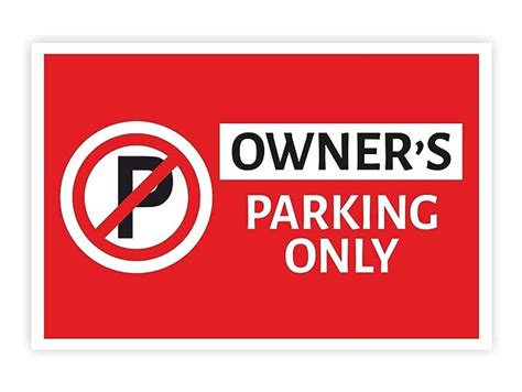 PRINTELLIGENT Sign Board No Parking In Front Of Gate 12 x 8 inch ...
