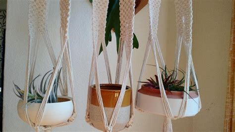 Buy Plant Hanger Macrame, Modern Planter, Macrame Plant Hanging, Boho ...