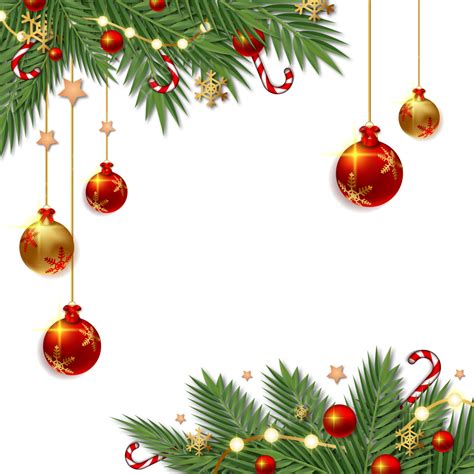 Bordures De Lumières De Noël Gratuites Fond De Bordure De