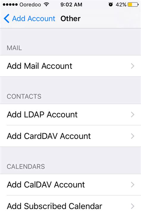 Set Up iOS Mail Box 的图像结果