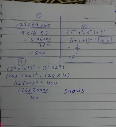 Simplify and express each of the following in the exponential form ...