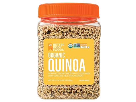 BetterBody Foods Organic Quinoa, Vegan, Complete Plant Protein, Gluten ...