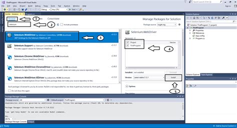 Image result for Install Selenium WebDriver in .Net