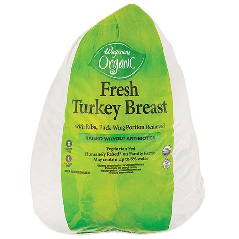 Wegmans Organic Whole Fresh Turkey Breast, Raised Without Antibiotics ...
