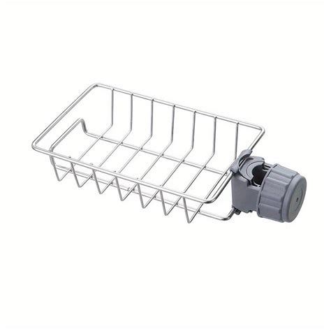 Stainless Steel Faucet Sponge Holder Kitchen Sink Caddy Organizer – CRAZE