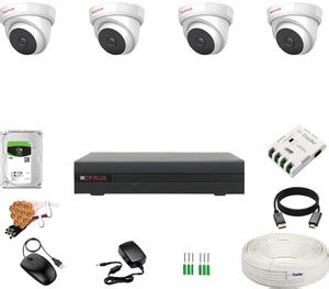 Clocite CP-PLUS 2.4MP 4 Dome Cameras (Audio Recording+NightVision)-4CH ...