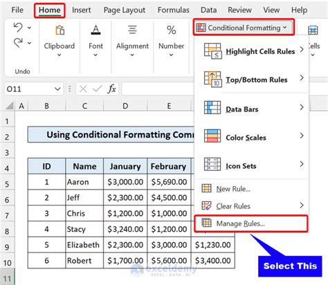 Conditional Formatting Multiple Rows 的图像结果