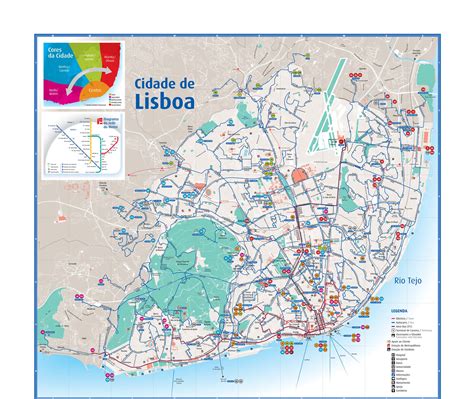 Lisbon Attractions Map PDF - FREE Printable Tourist Map Lisbon , Waking ...