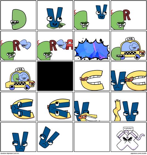 Random Alphabet Lore D-C - Comic Studio