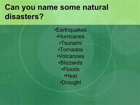 Image result for Example Natural Disaster