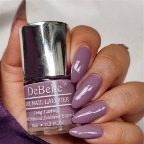 DeBelle Gel Nail Polish – Mauve Orchid | Luxurious Dark Mauve Nail ...