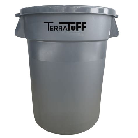 Terratuff 32 gal Garbage Can with Lid - Lumberworld