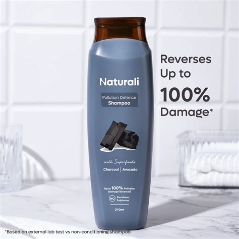 Naturali Pollution Defence Detox Shampoo with Charcoal and Avocado ...