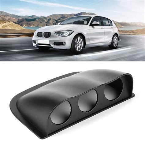 Buy Acouto 2in Triple Dash Gauge Pod Black 3 Gauge Console Dashboard ...