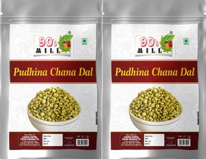 90's MILL Diet Roasted Nimbu Pudina Chana Dal Roasted Bengal split gram ...