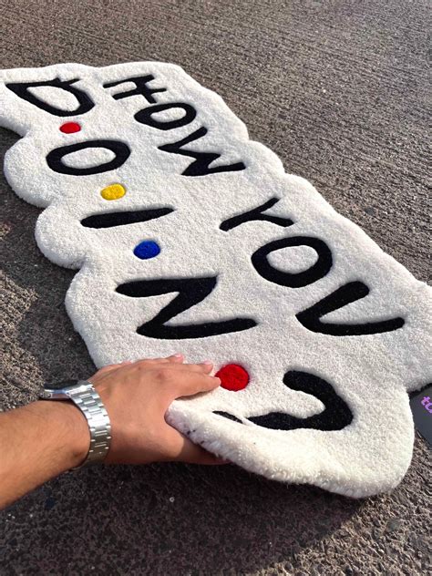 How You Doin Friends Custom Rug by Tuftplace – Tuftplace India