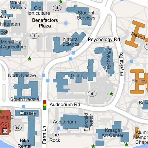MSU Main Campus map by Avenza Systems Inc. - Avenza Maps | Avenza Maps