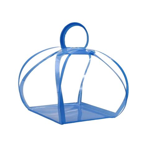 Royal Blue Bloom Dome Gift Boxes | PVC Chocolate Box | Gift Box ...