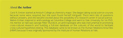 Anthropology, 15e : Carol R. Ember, Melvin R. Ember, Peter N. Peregrine ...
